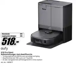 MediaMarkt X10 Pro Omni Robotstofzuiger met dweilfunctie aanbieding