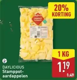 ALDI Daylicious Stamppotaardappelen aanbieding
