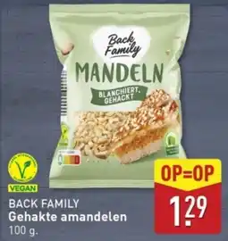 ALDI Back family Gehakte amandelen aanbieding