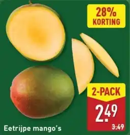 ALDI Eetrijpe Mango's aanbieding