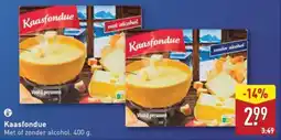 ALDI Kaasfondue aanbieding