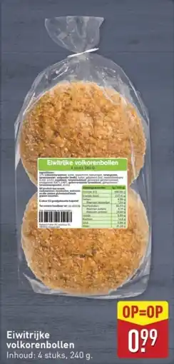 ALDI Eiwitrijke Volkorenbollen aanbieding