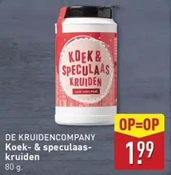 ALDI De Kruidencompany Koek & Speculaaskruiden aanbieding