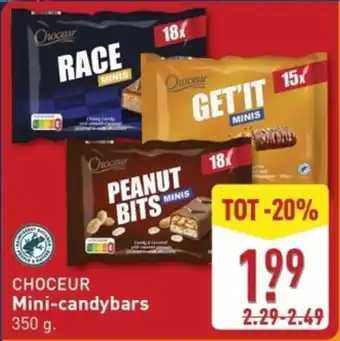 ALDI Choceur Mini Candybars aanbieding
