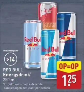 ALDI Red Bull Energydrink aanbieding