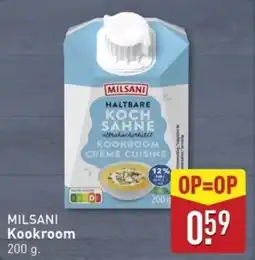 ALDI Milsani kookroom aanbieding