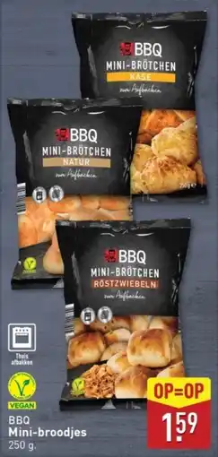 ALDI BBQ Mini-broodjes aanbieding