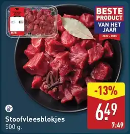 ALDI Stoofvleesblokjes aanbieding