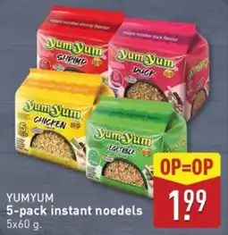 ALDI Yum Yum Instant Noedels aanbieding