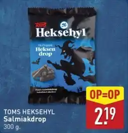 ALDI Toms Heksehyl Salmiakdrop aanbieding