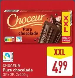 ALDI Choceur Pure chocolade aanbieding