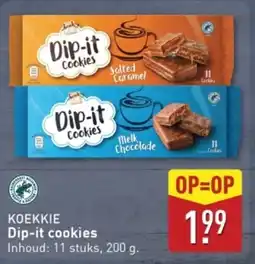ALDI Koekkie Dip-it Cookies aanbieding