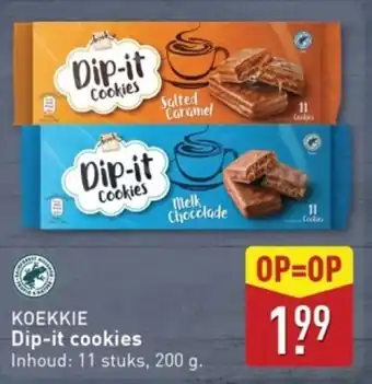ALDI Koekkie Dip-it Cookies aanbieding