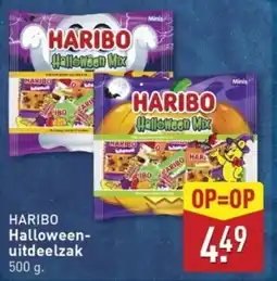ALDI Haribo Halloween Uitdeelzak aanbieding
