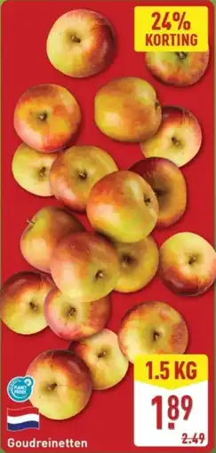 ALDI Goudreinetten aanbieding