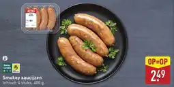 ALDI Smokey Saucijzen aanbieding