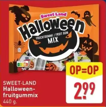 ALDI Sweet Land Halloween- fruitgummix aanbieding