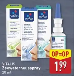ALDI Vitalis Zeewaterneusspray aanbieding