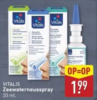 ALDI Vitalis Zeewaterneusspray aanbieding