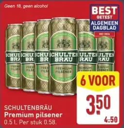 ALDI Schultenbräu Premium Pilsener aanbieding