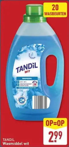 ALDI Tandil wasmiddel wit aanbieding