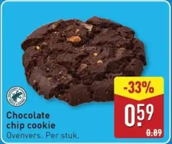 ALDI Chocolate chip cookie aanbieding