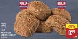 ALDI Vezelrijke volkorenbollen aanbieding