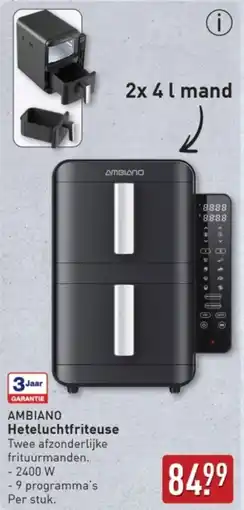ALDI Ambiano Heteluchtfriteuse aanbieding