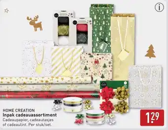 ALDI Home Creation Inpak Cadeauassortiment aanbieding