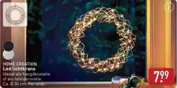 ALDI Home Creation Lled Lichtkrans aanbieding