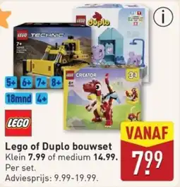 ALDI Lego of Duplo Bouwset aanbieding
