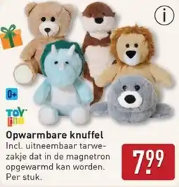 ALDI Toy Lino Opwarmbare Knuffel aanbieding