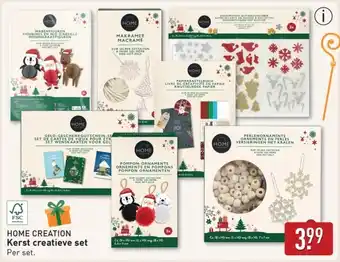 ALDI Home Creation Kerst Creatieve Set aanbieding