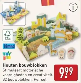 ALDI Houten Bouwblokken aanbieding