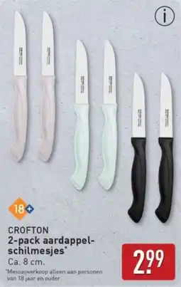 ALDI Crofton Aardappelschilmesjes aanbieding