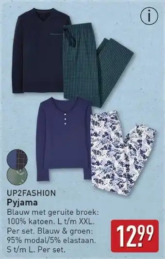 ALDI Up2fashion Pyjama aanbieding
