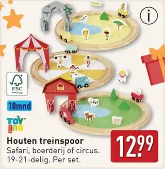 ALDI Houten treinspoor aanbieding