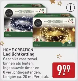 ALDI Home Creation Led Lichtketting aanbieding