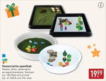 ALDI Sensorische speelbak aanbieding