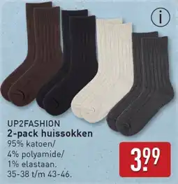 ALDI Up2fashion Huissokken aanbieding