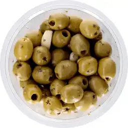 Dirk Bits & Bites Olijven knoflook groen aanbieding