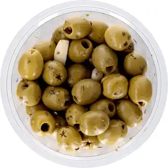 Dirk Bits & Bites Olijven knoflook groen aanbieding