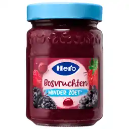 Dirk Hero Jam 40% minder zoet bosvruchten aanbieding