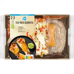 Albert Heijn AH Gesneden verspakket tex mex burrito's aanbieding