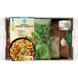 Albert Heijn AH Gesneden verspakket spinazie courgette aanbieding