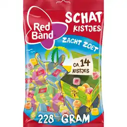 Albert Heijn Red Band Schatkistjes zacht zoet uitdeelzak aanbieding