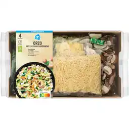 Albert Heijn AH Gesneden verspakket orzo champignons aanbieding