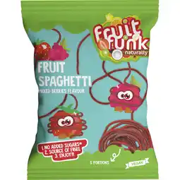Albert Heijn Fruitfunk Fruit spaghetti mixed berries flavour aanbieding