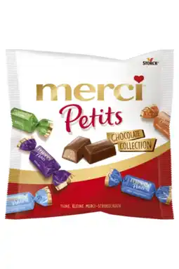 Albert Heijn Merci Petits chocolate collection aanbieding