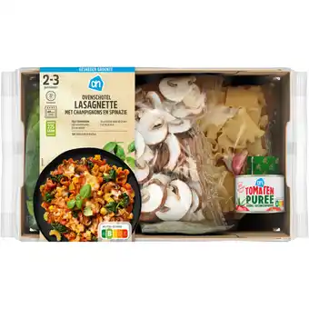 Albert Heijn AH Gesneden verspakket oven lasagnette aanbieding